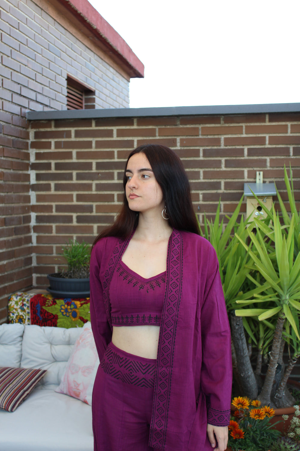 Kimono Berenjena