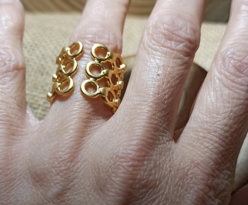 Anillo Libiak Dorado