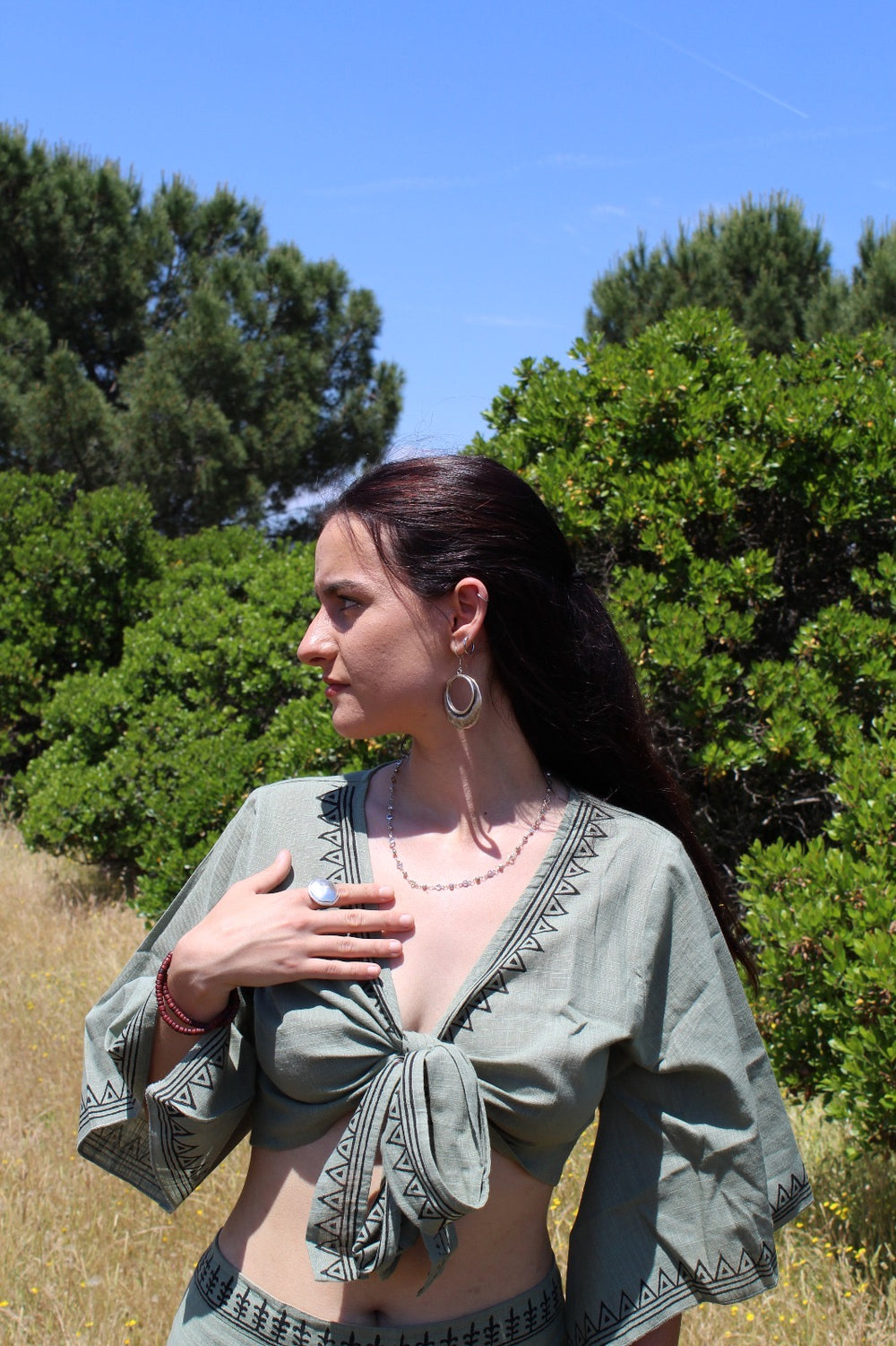 Bolero Largo Oliva