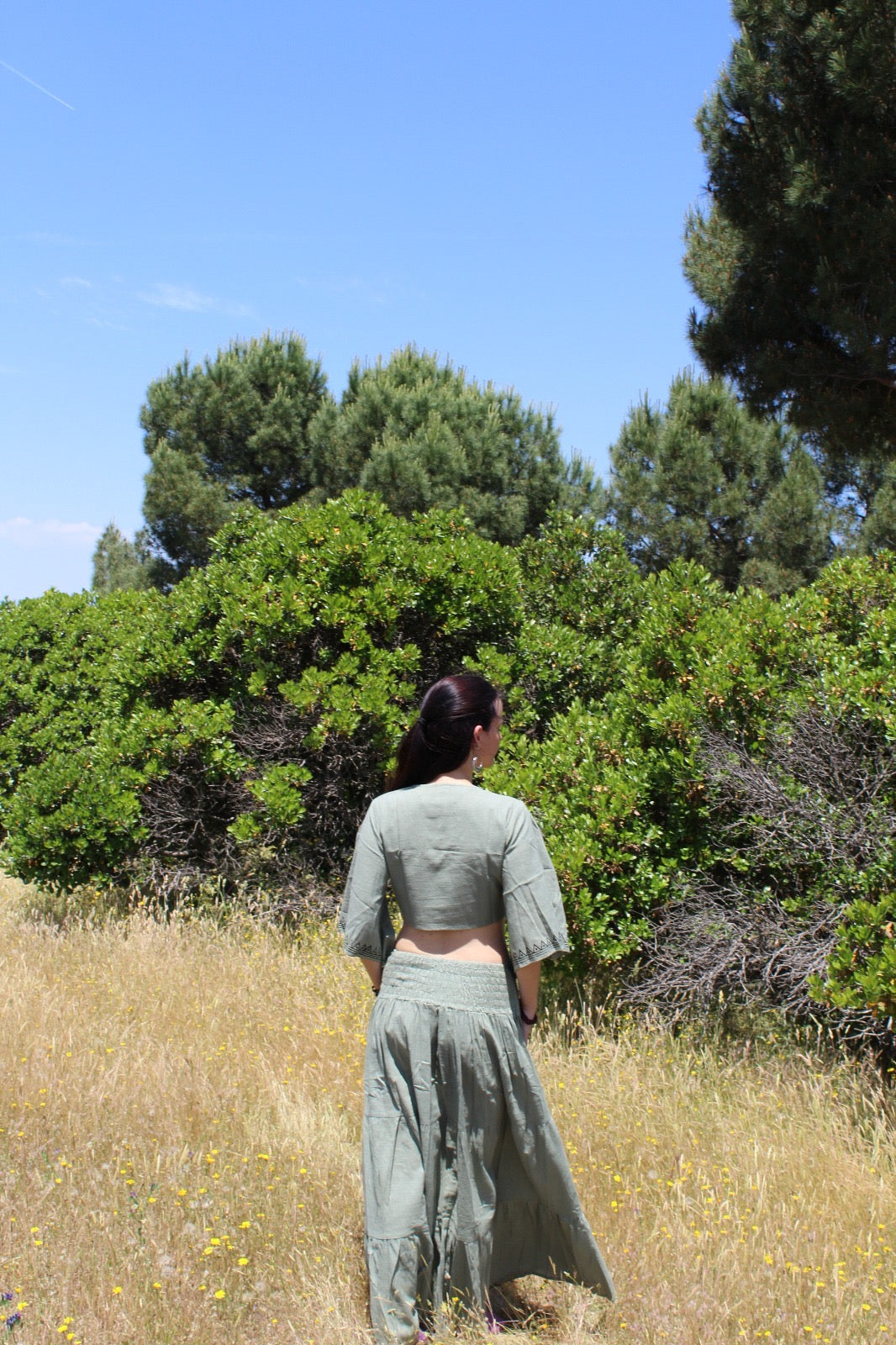 Bolero Largo Oliva