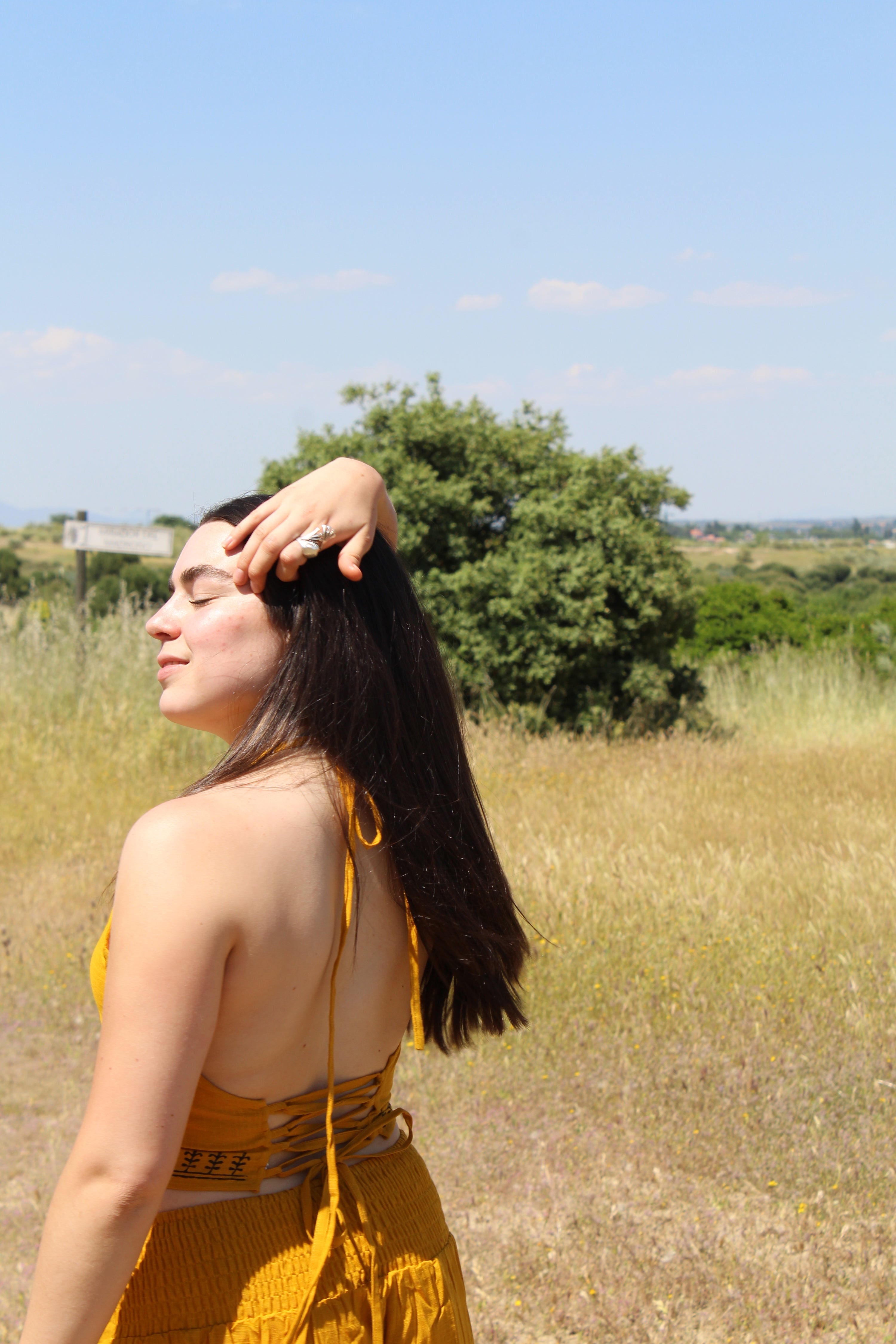 Top Halter Mostaza