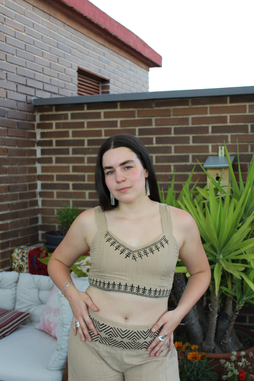 Crop Top Beige