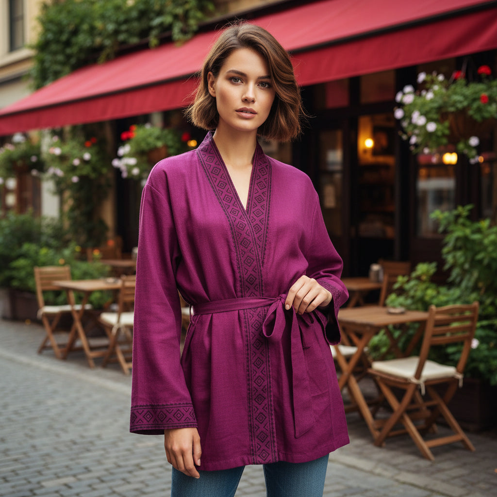 Kimono Berenjena
