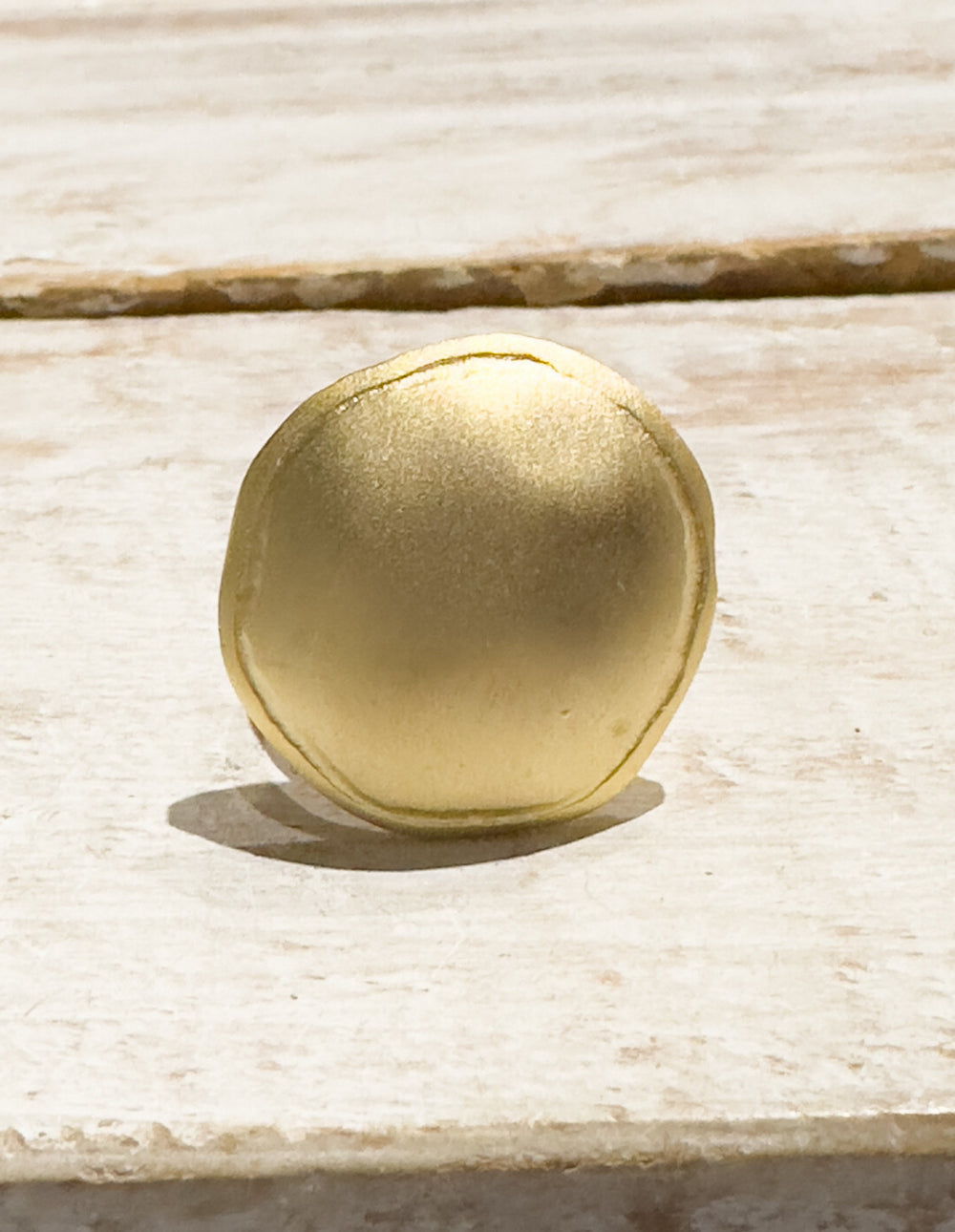 Anillo Oval Dorado