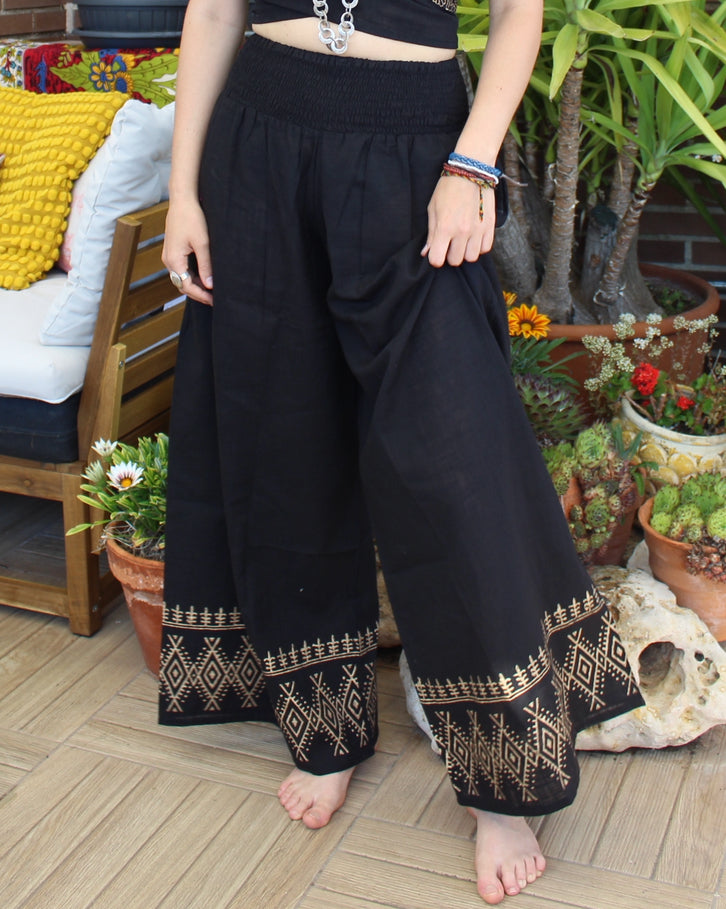 Pantalón Recto Negro