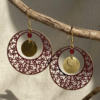 Pendientes Tarifa Granate