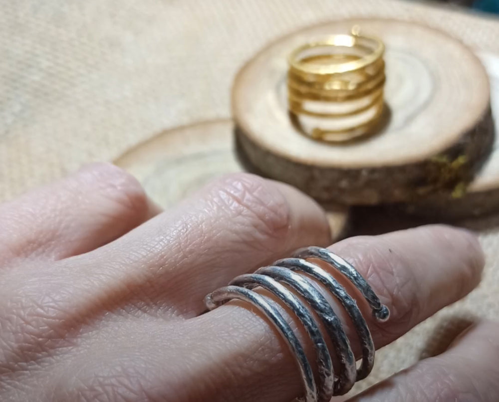 Anillo Muelle Dorado