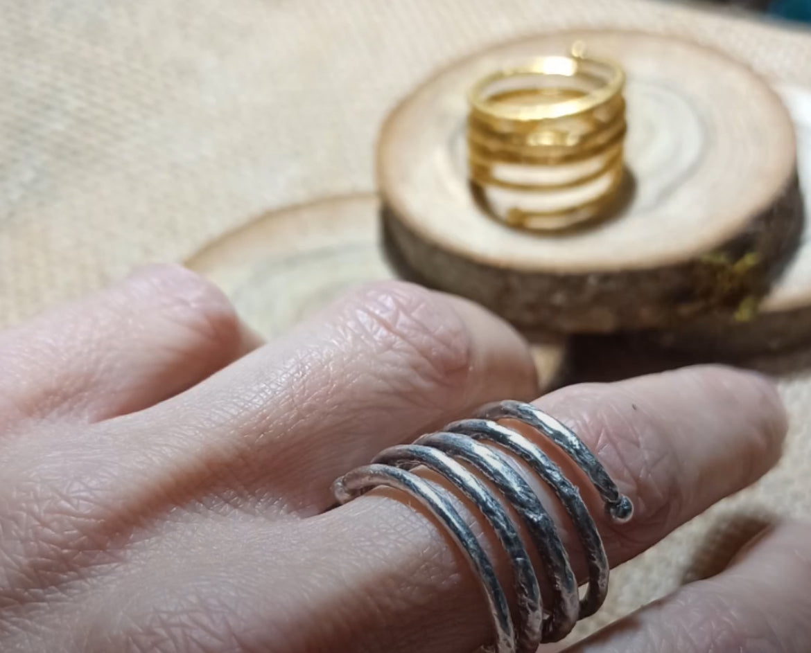 Anillo Muelle Dorado