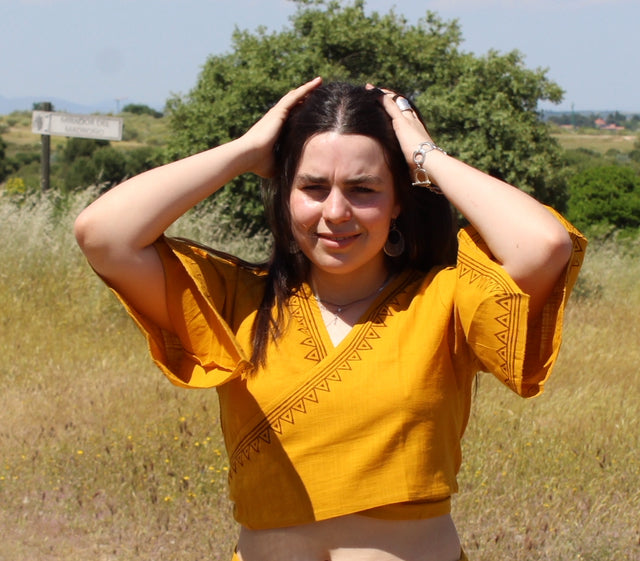 Bolero Largo Mostaza