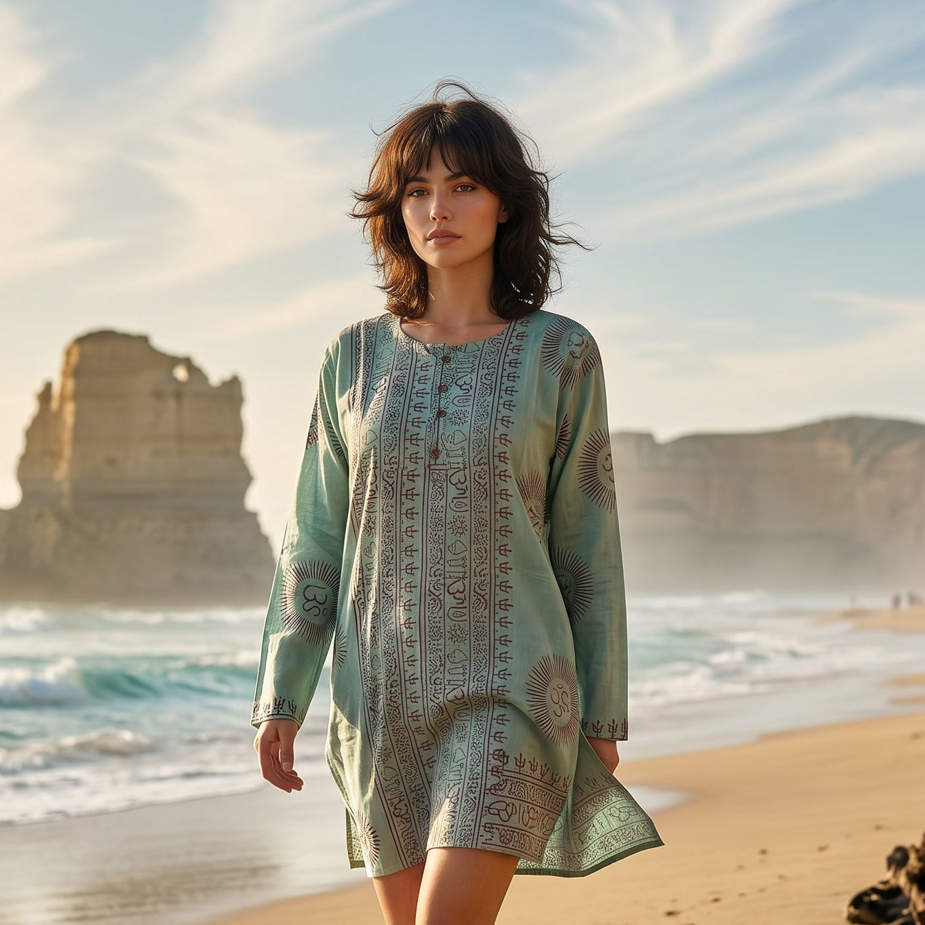 Kurta Nueva Aguamarina