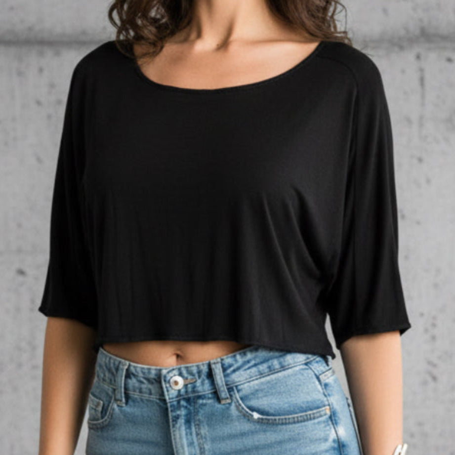 Top Corto Negro
