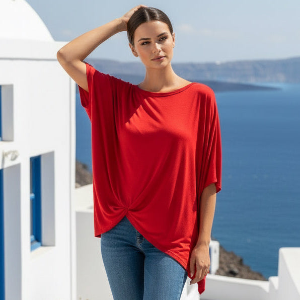 Top Largo Rojo