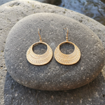 Pendientes Luna Dorados