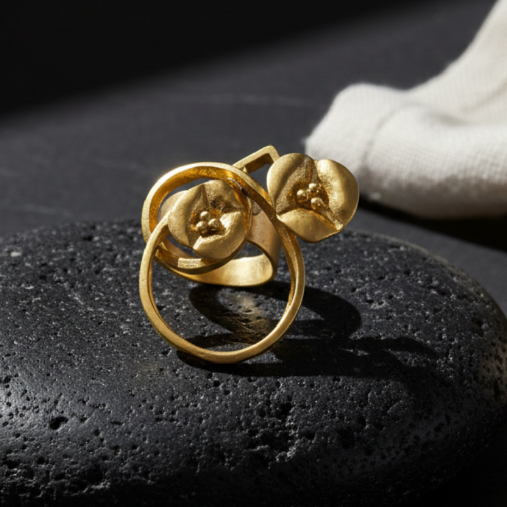 Anillo Lazo Dorado