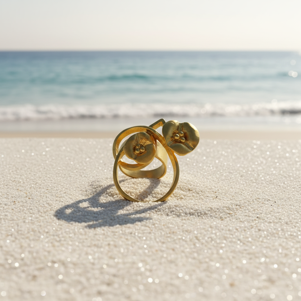 Anillo Lazo Dorado