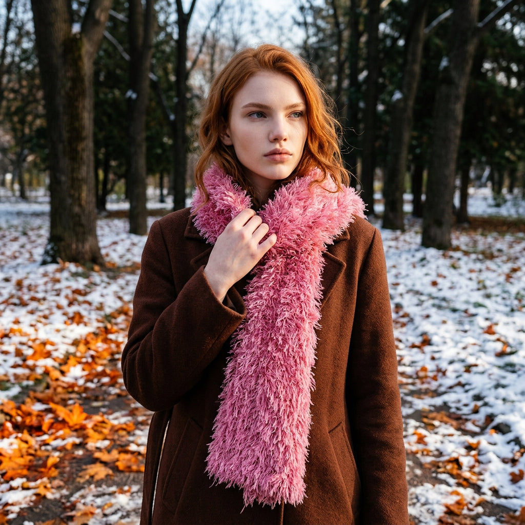 Bufanda Multiposición Dark Rose