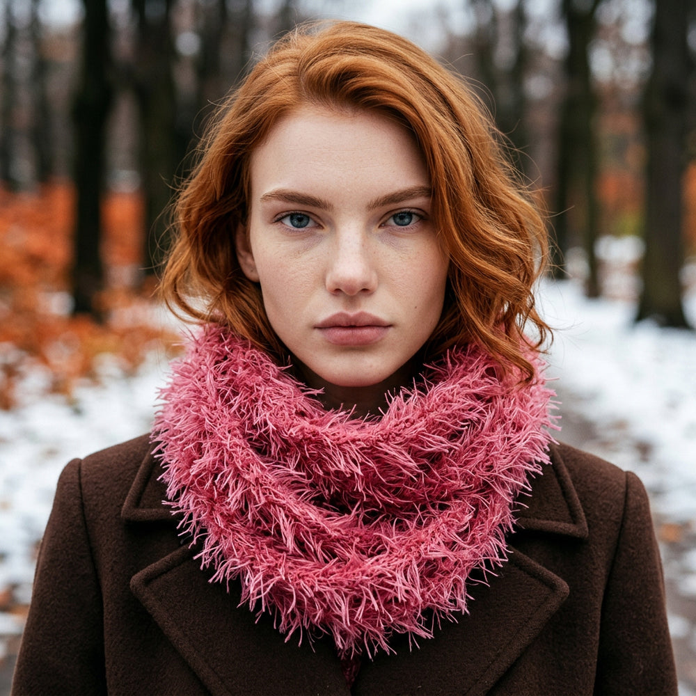 Bufanda Multiposición Dark Rose