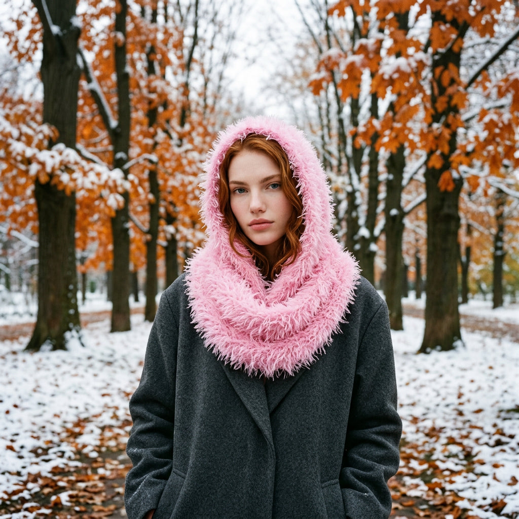 Bufanda Multiposición Rosa Palo