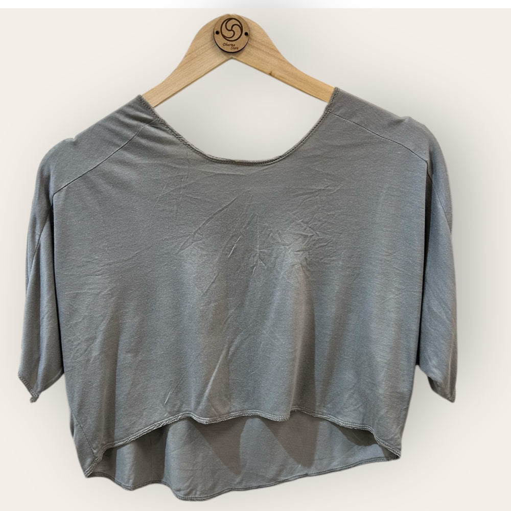Top Corto Gris