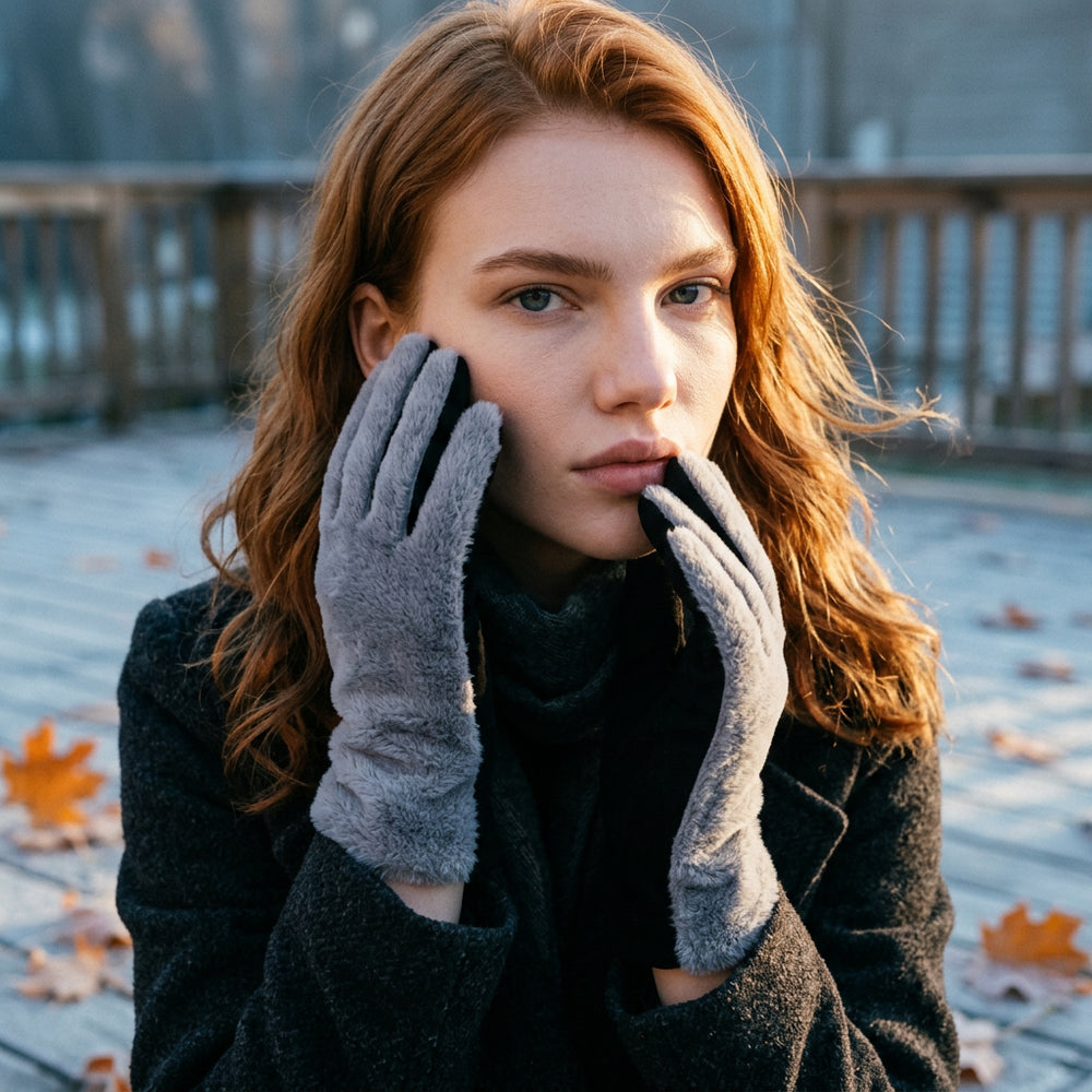 Guantes Grises.