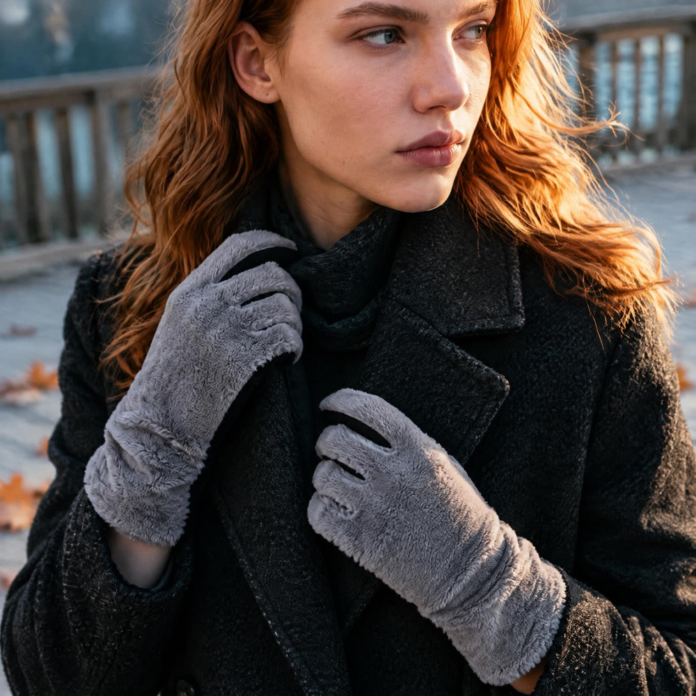Guantes Grises.