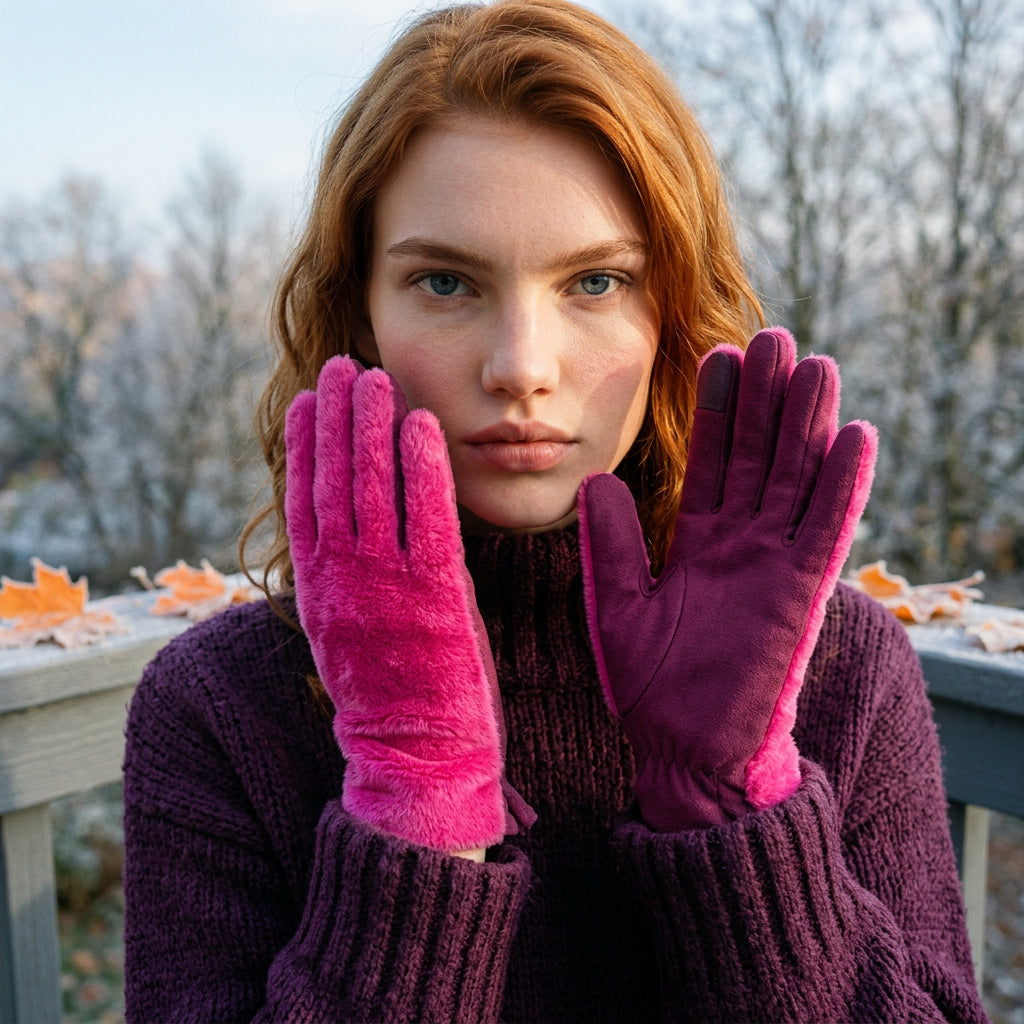Guantes Fucsia