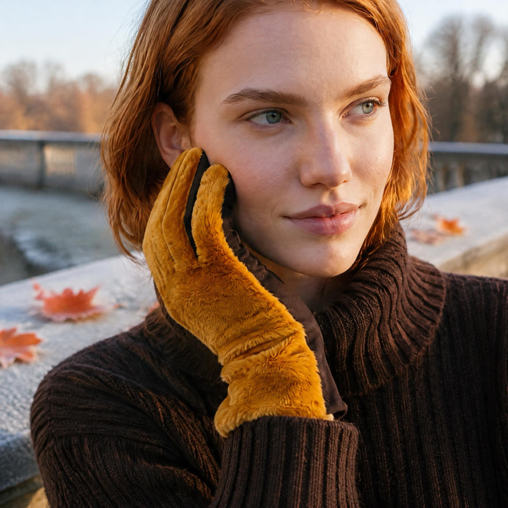 Guantes Ocre
