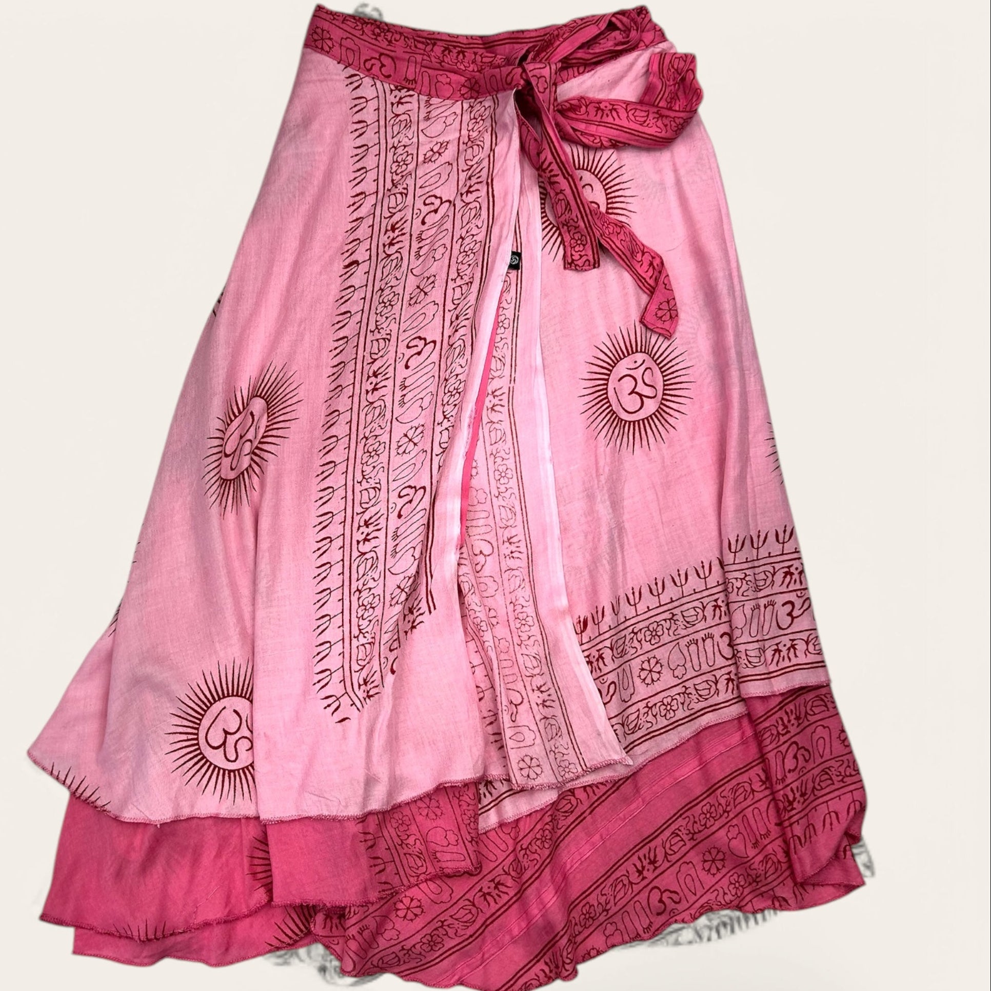 Falda Reversible Chicle/Rosa