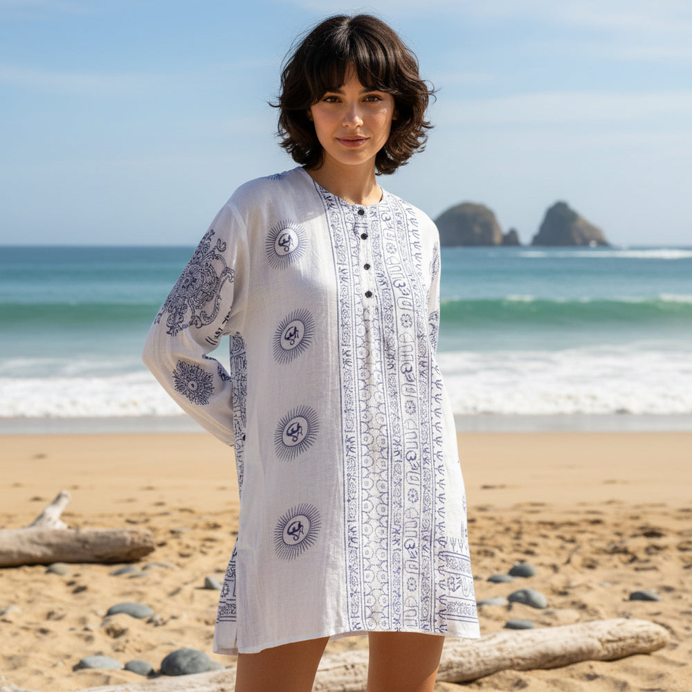 Kurta Nueva Blanco/denim