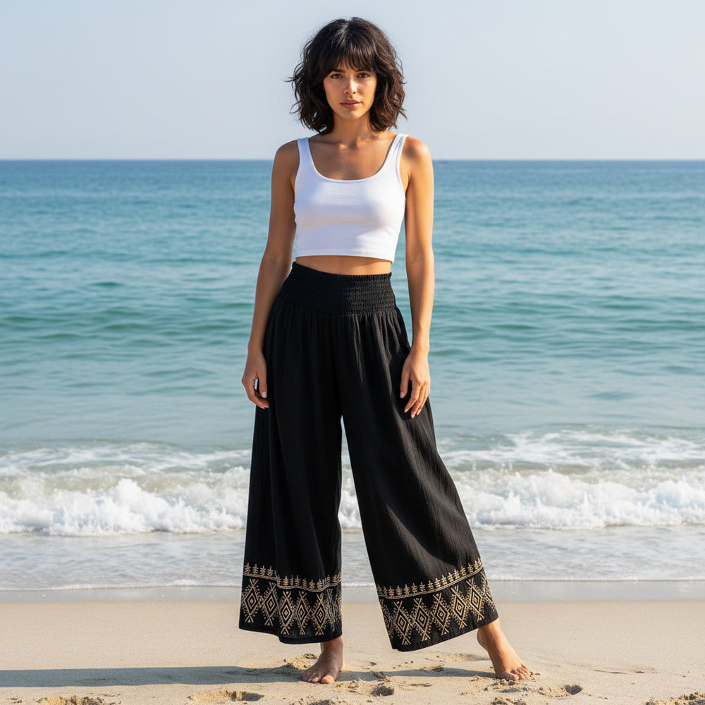Pantalón Recto Negro