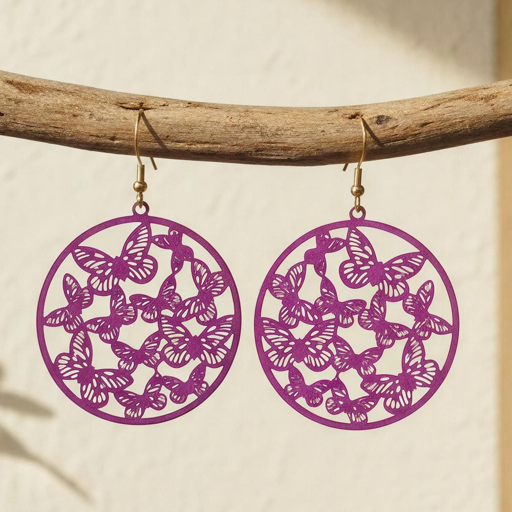Pendientes Micerinos Fucsia
