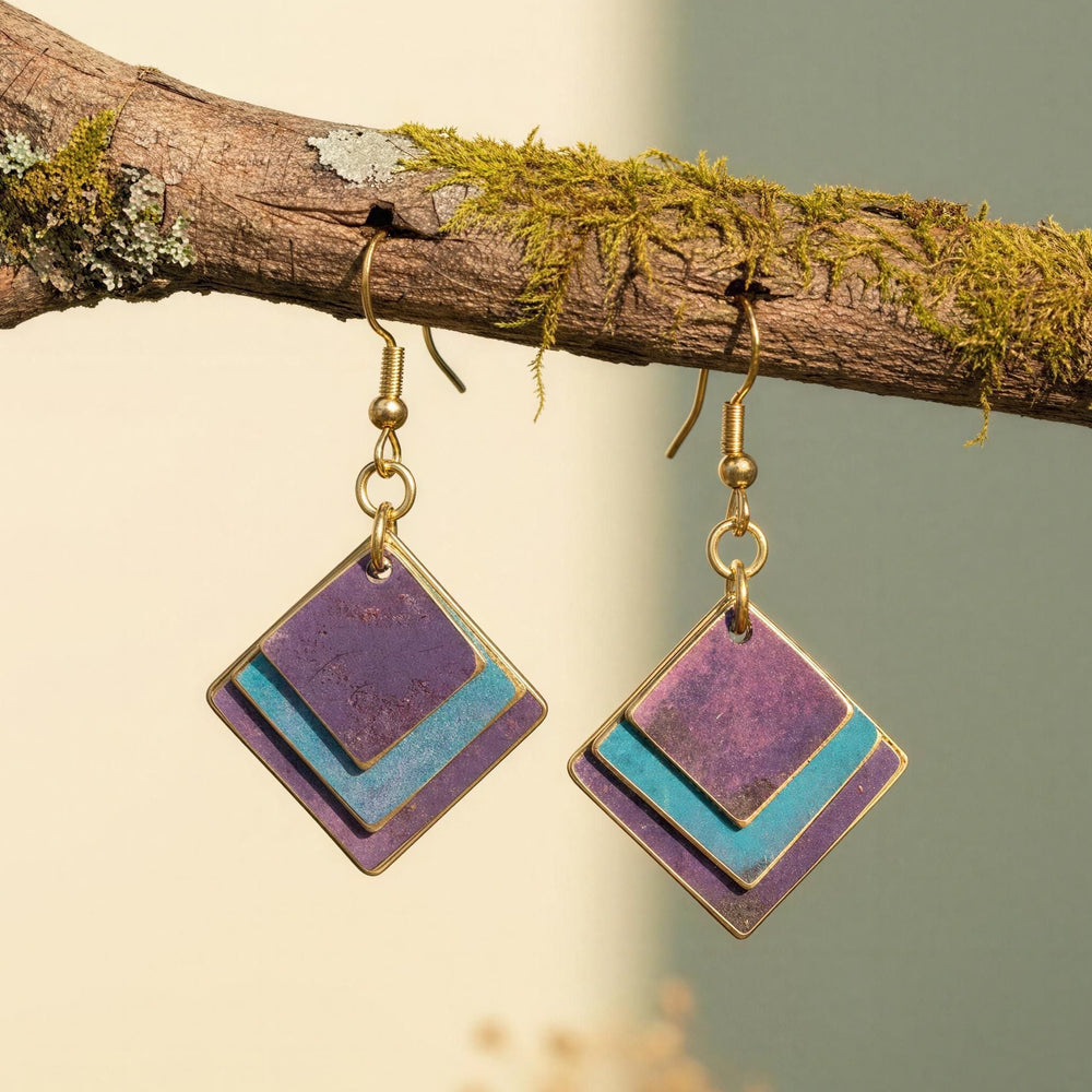 Pendientes Trafalgar Morado
