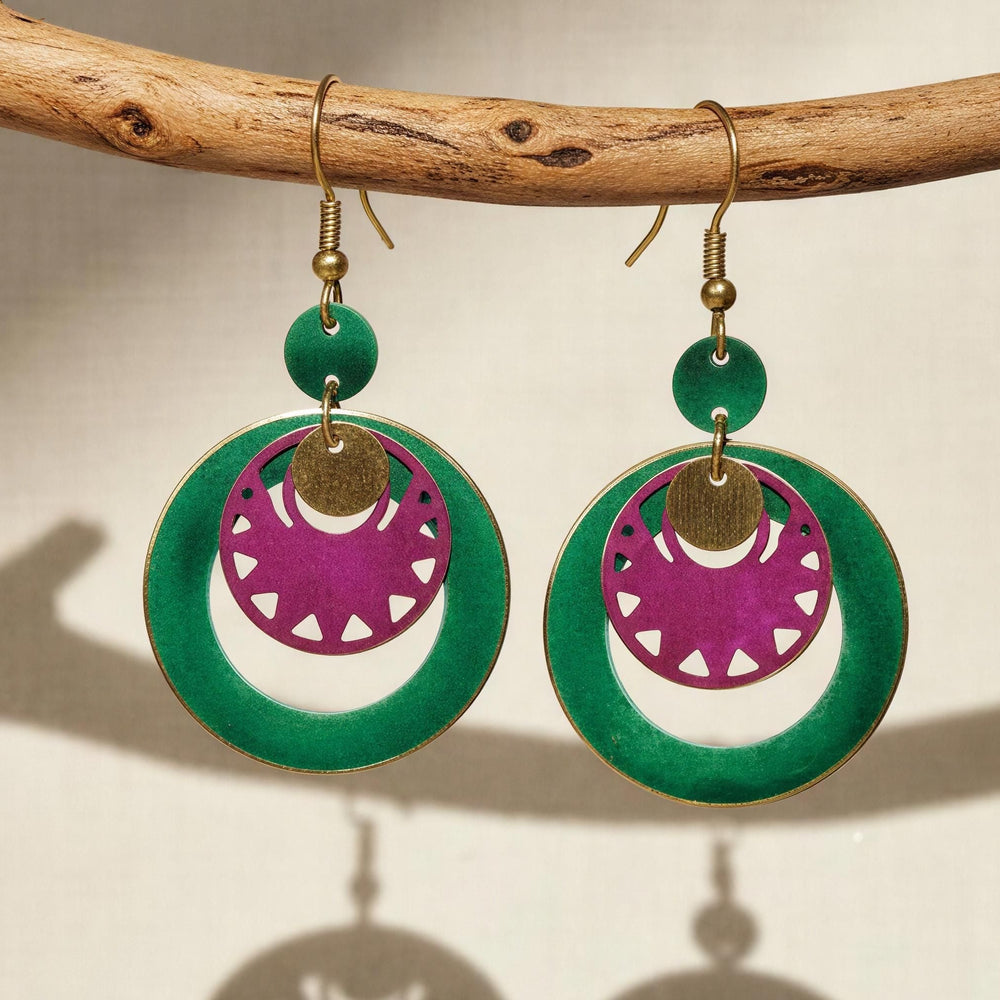 Pendientes Keops turquesa
