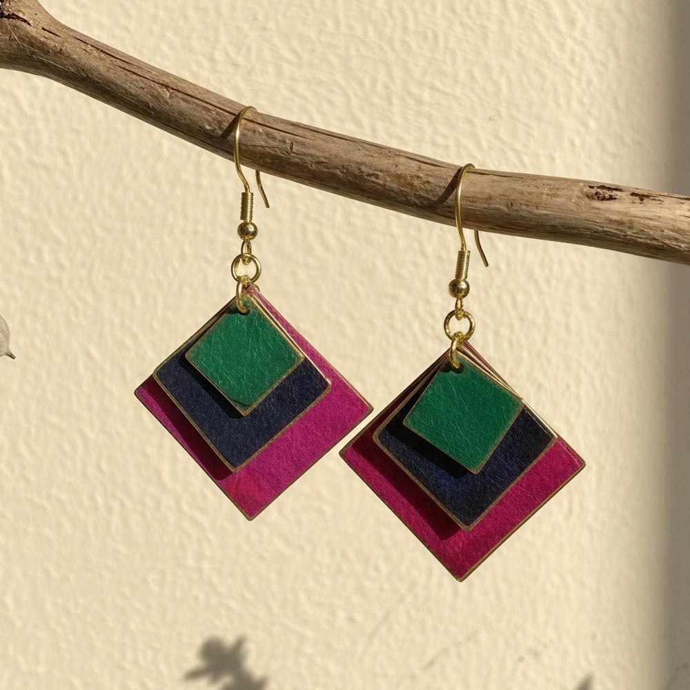Pendientes Saler Fucsia