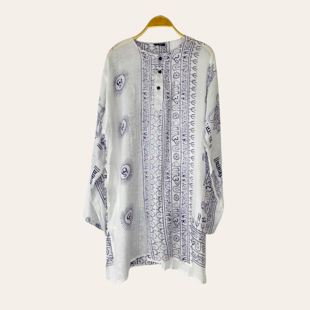 Kurta Nueva Blanco/denim