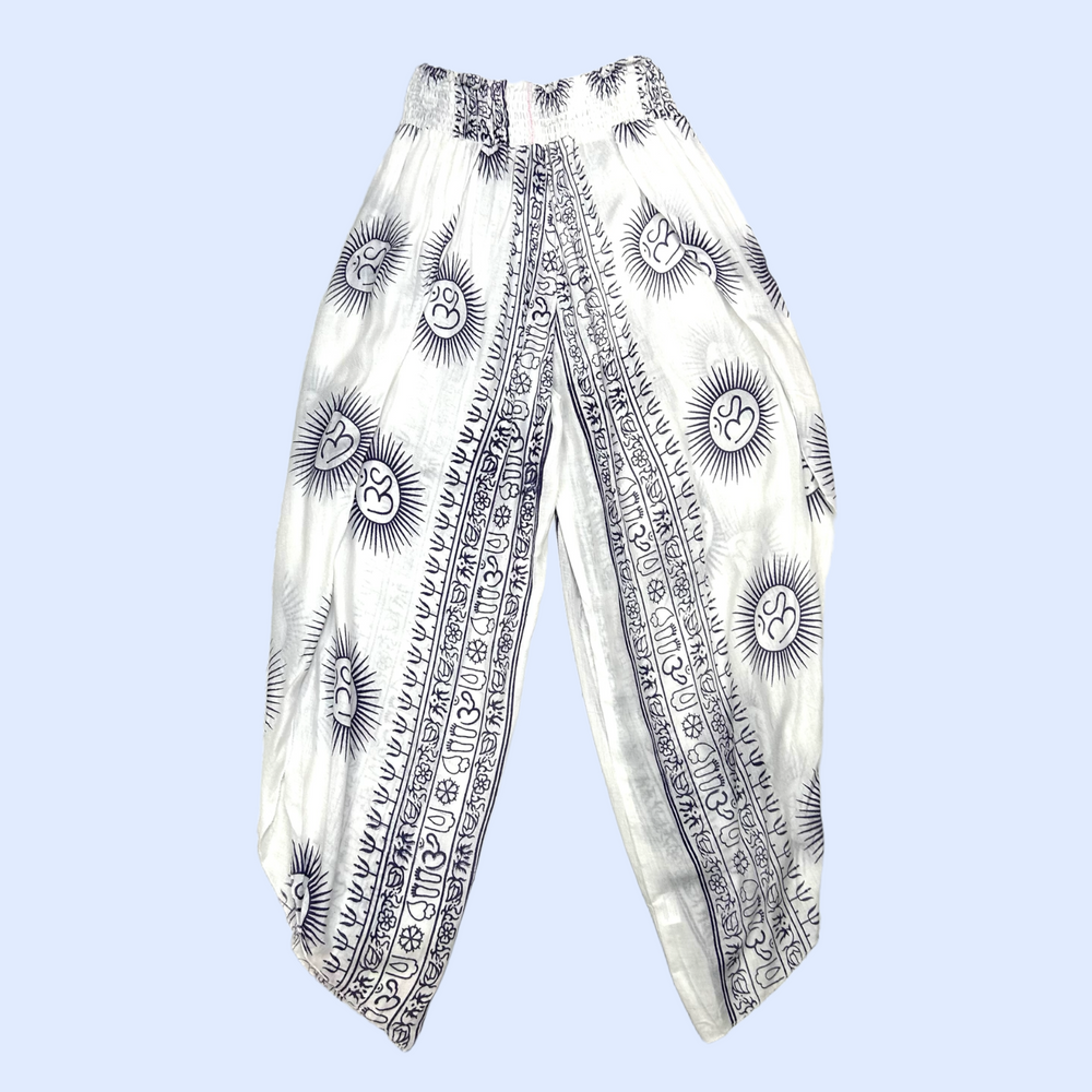 Pantalón blanco/denim