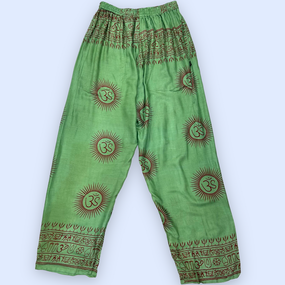 Pantalón bombacho esmeralda