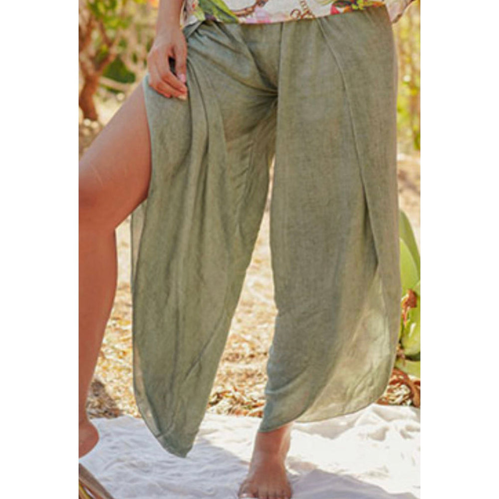 Pantalón Turquesa/rojo