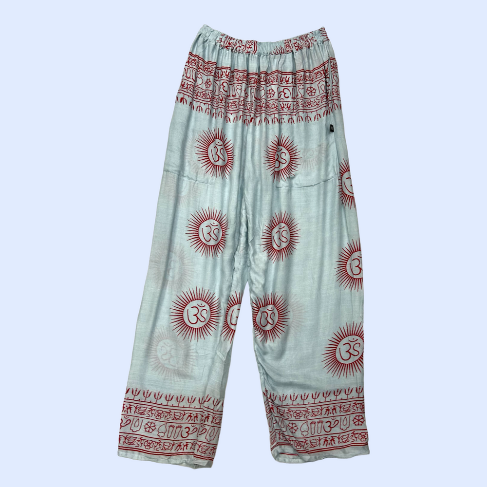 Pantalón bombacho perla