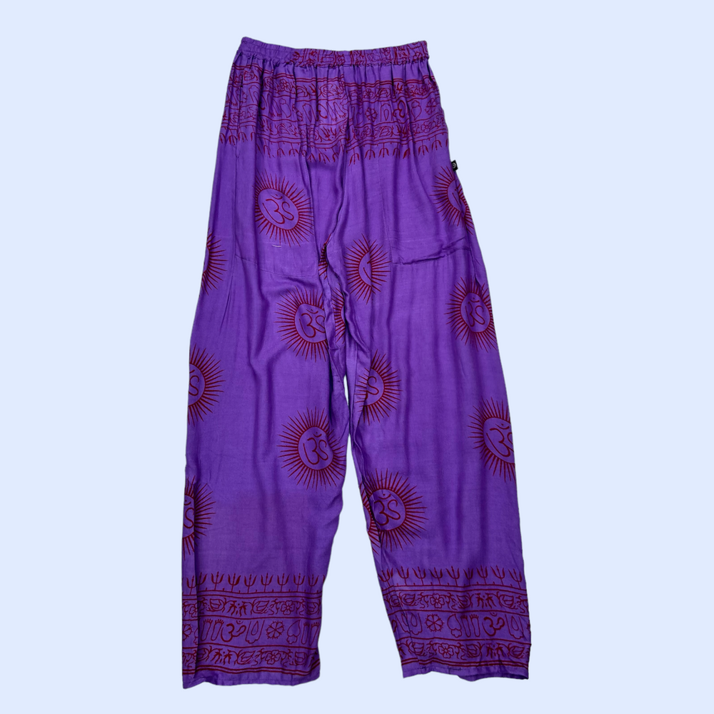 Pantalón bombacho morado