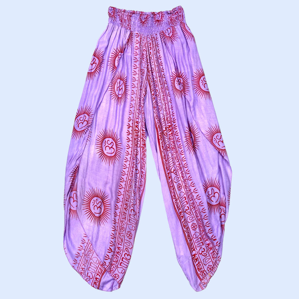 Pantalón Lila/rojo