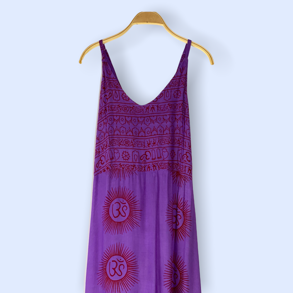 Vestido tirantes Morado