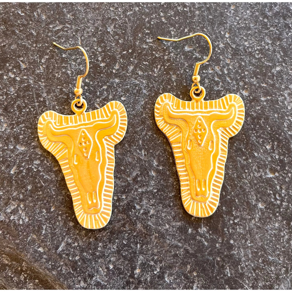 Pendientes Tauro Dorados