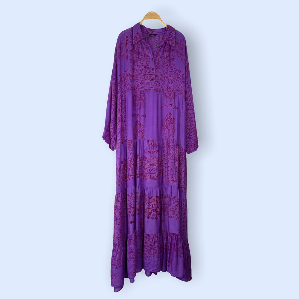 Vestido Camisero Morado