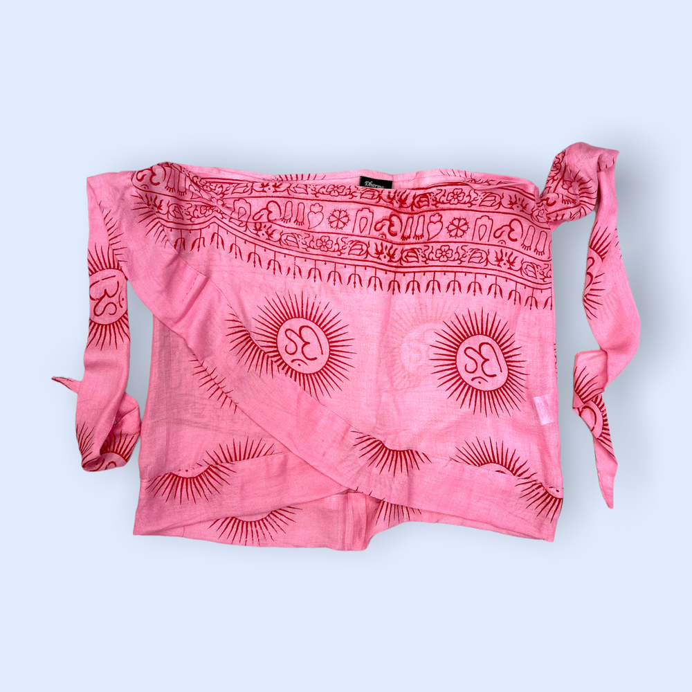 Falda corta rosa