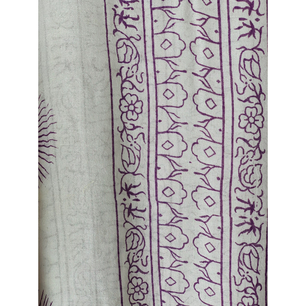 Kurta Nueva Blanco/morado