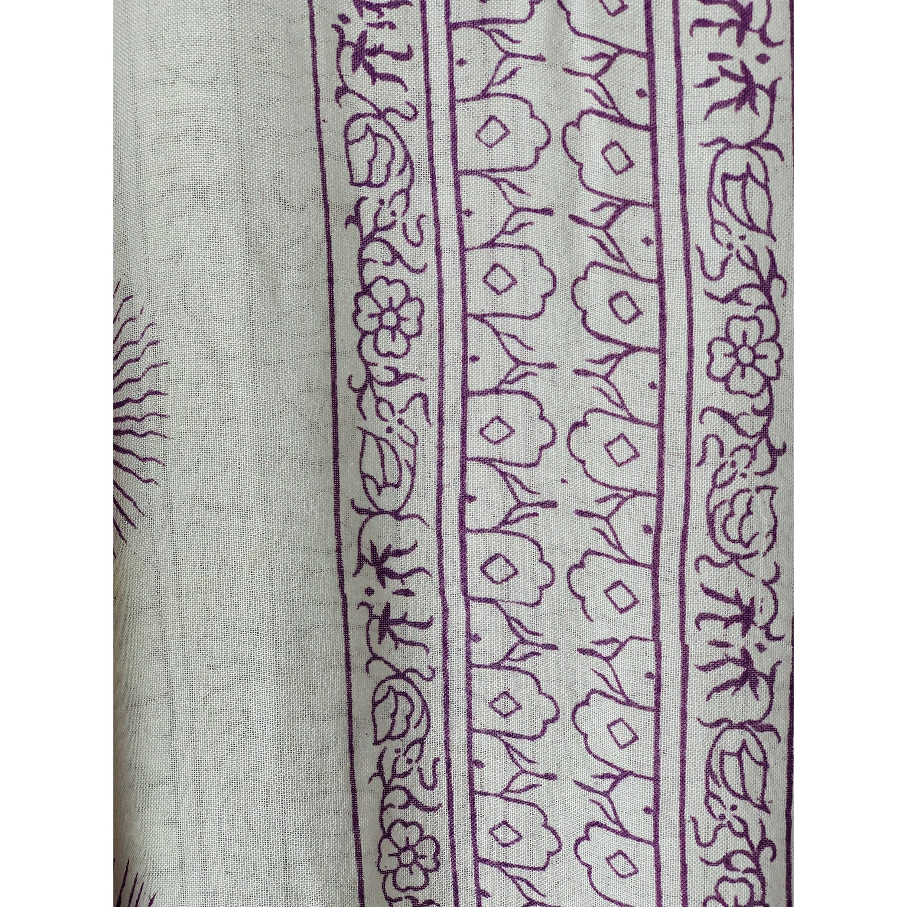 Kurta Nueva Blanco/morado