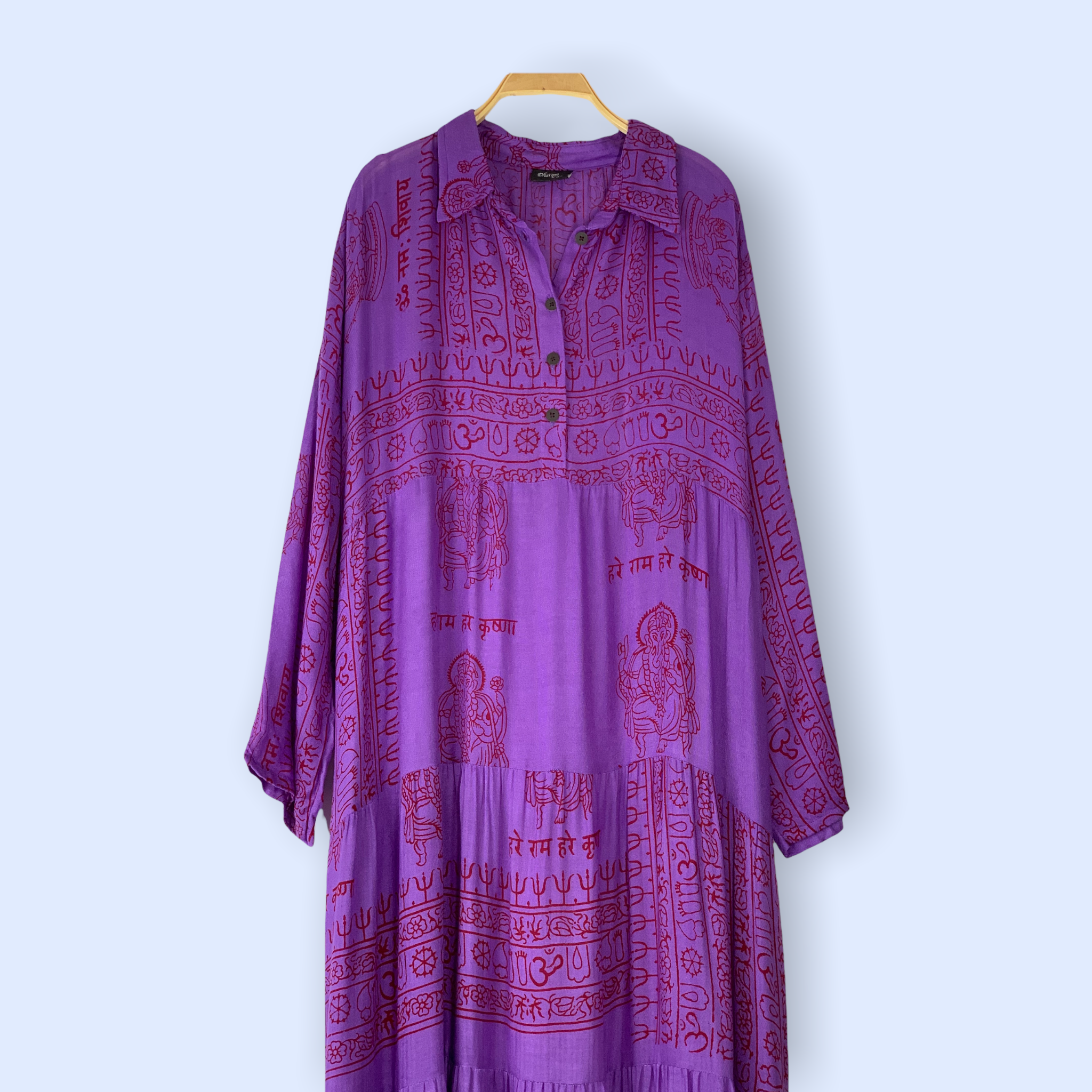 Vestido Camisero Morado