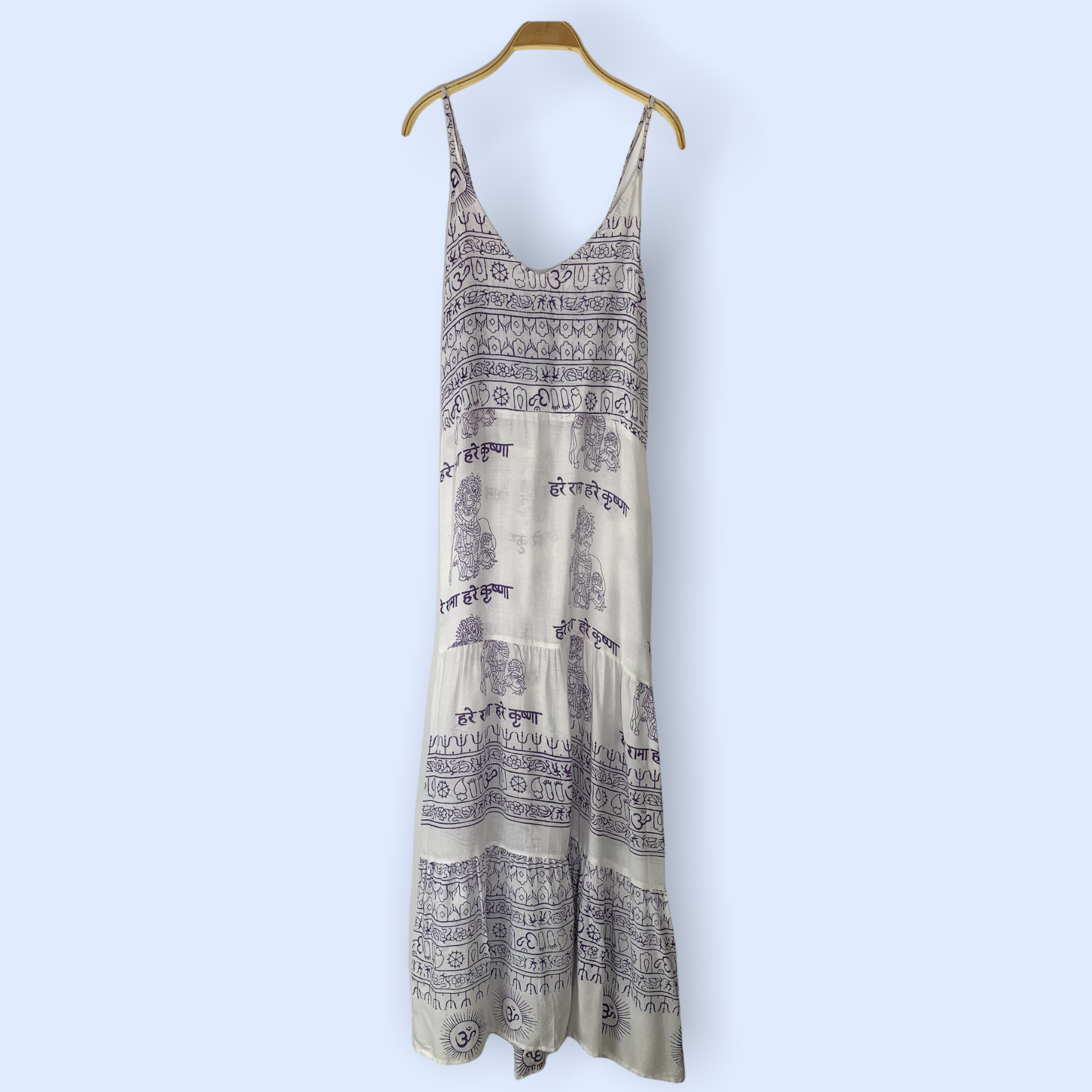 Vestido Tirantes Blanco/denim
