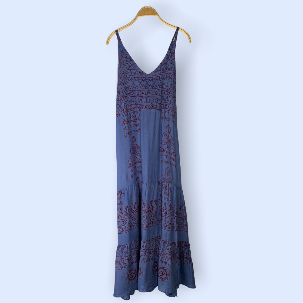 Vestido tirantes Denim